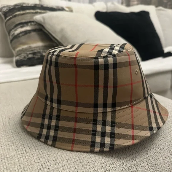 Authentic Burberry Bucket Hat Brand New Authentic Burberry Bucket Hat, Size Large! Made In  main image 4